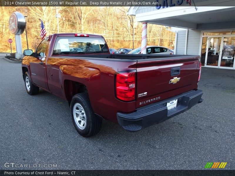 Deep Ruby Metallic / Jet Black/Dark Ash 2014 Chevrolet Silverado 1500 WT Regular Cab