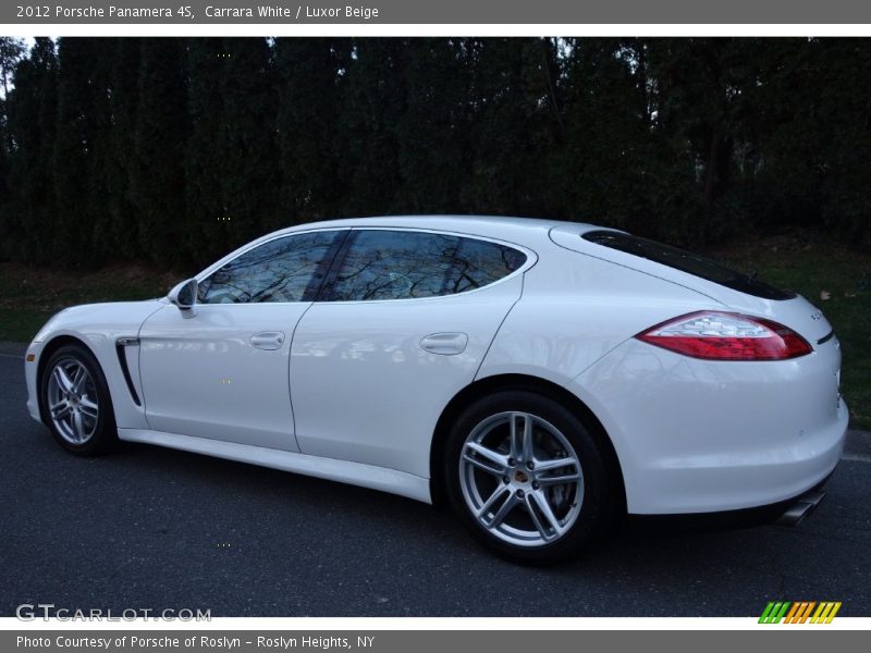 Carrara White / Luxor Beige 2012 Porsche Panamera 4S