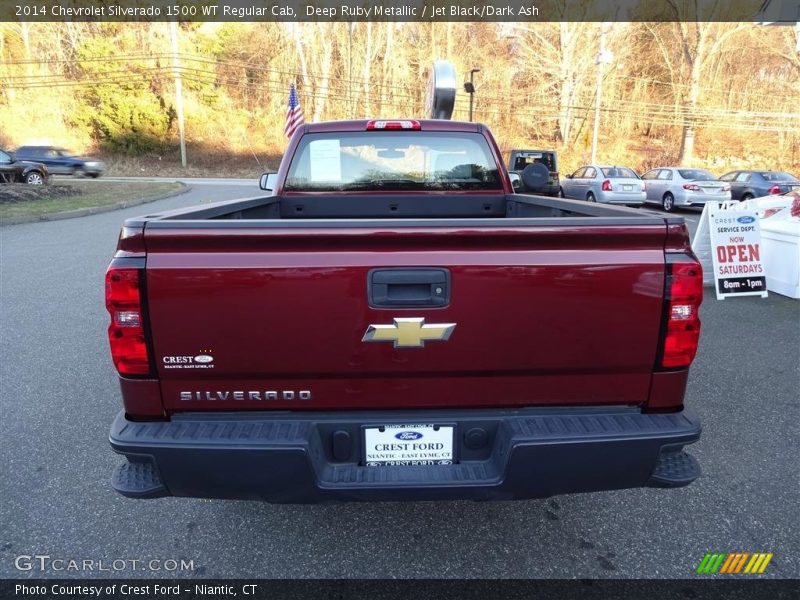 Deep Ruby Metallic / Jet Black/Dark Ash 2014 Chevrolet Silverado 1500 WT Regular Cab