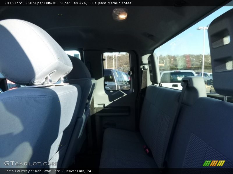 Blue Jeans Metallic / Steel 2016 Ford F250 Super Duty XLT Super Cab 4x4