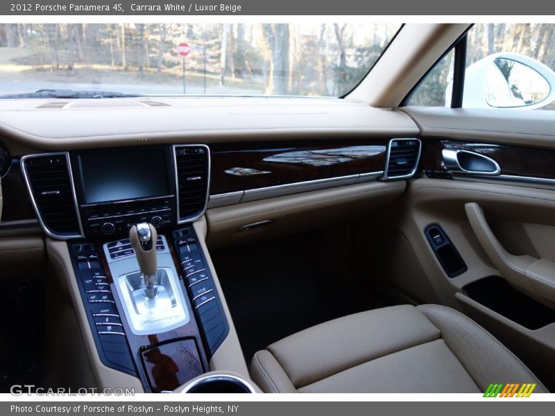 Carrara White / Luxor Beige 2012 Porsche Panamera 4S