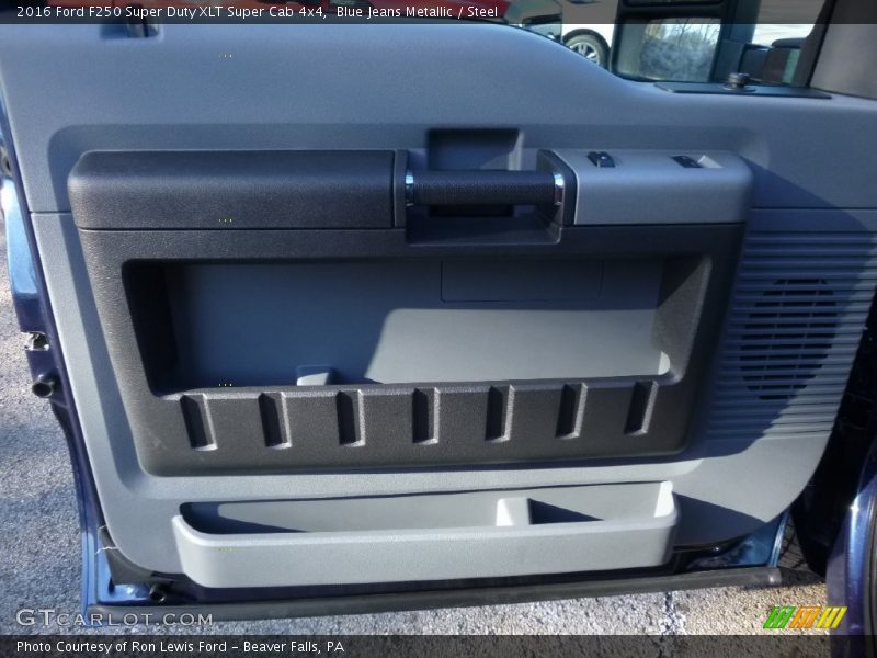 Blue Jeans Metallic / Steel 2016 Ford F250 Super Duty XLT Super Cab 4x4
