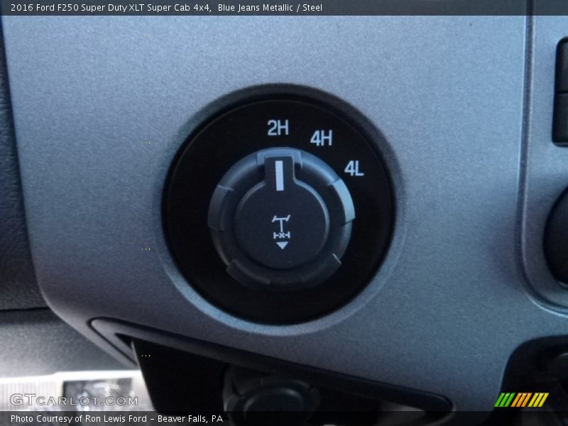 Blue Jeans Metallic / Steel 2016 Ford F250 Super Duty XLT Super Cab 4x4