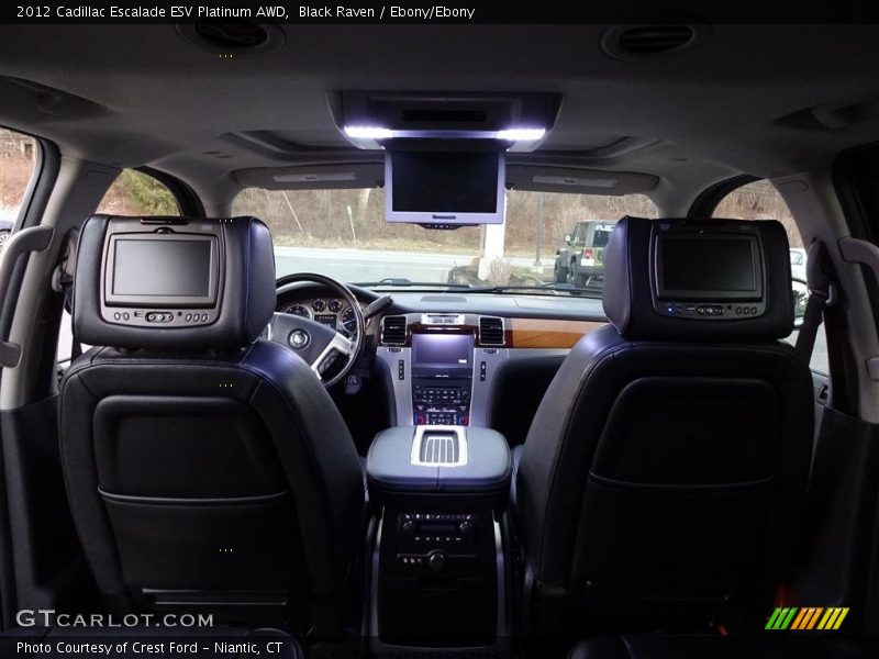 Black Raven / Ebony/Ebony 2012 Cadillac Escalade ESV Platinum AWD