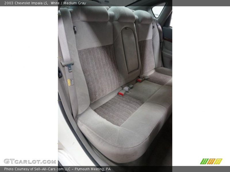 White / Medium Gray 2003 Chevrolet Impala LS