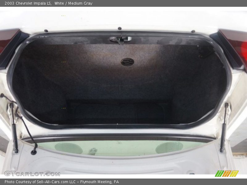 White / Medium Gray 2003 Chevrolet Impala LS