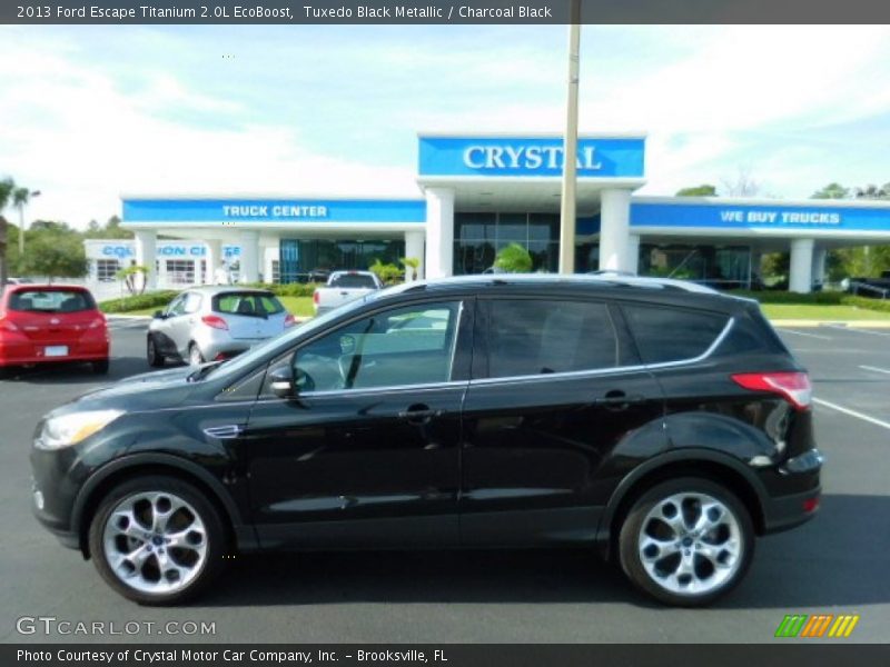 Tuxedo Black Metallic / Charcoal Black 2013 Ford Escape Titanium 2.0L EcoBoost