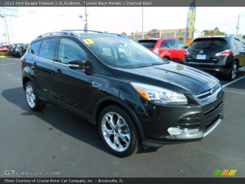 Tuxedo Black Metallic / Charcoal Black 2013 Ford Escape Titanium 2.0L EcoBoost