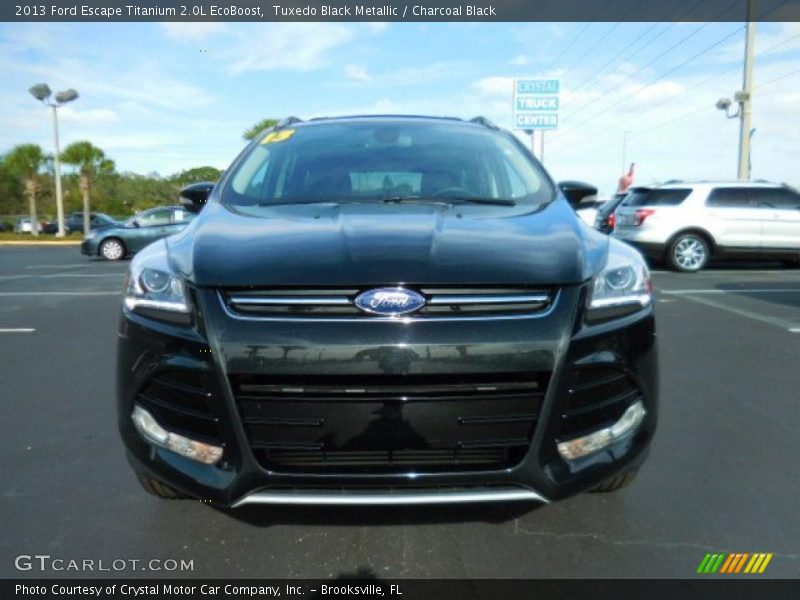 Tuxedo Black Metallic / Charcoal Black 2013 Ford Escape Titanium 2.0L EcoBoost