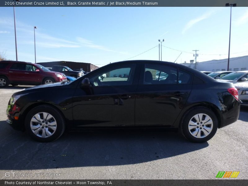 Black Granite Metallic / Jet Black/Medium Titanium 2016 Chevrolet Cruze Limited LS