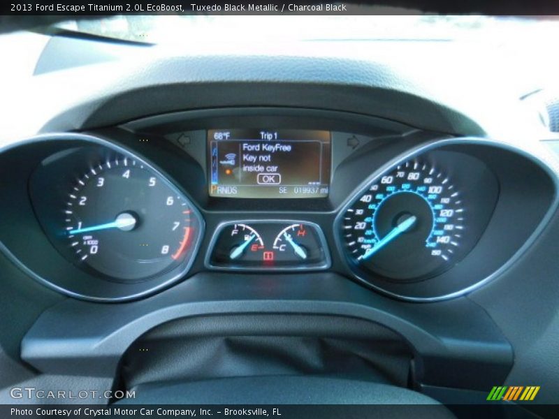 Tuxedo Black Metallic / Charcoal Black 2013 Ford Escape Titanium 2.0L EcoBoost
