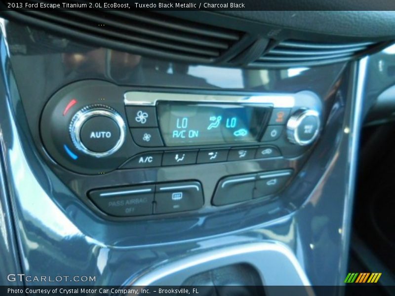 Tuxedo Black Metallic / Charcoal Black 2013 Ford Escape Titanium 2.0L EcoBoost