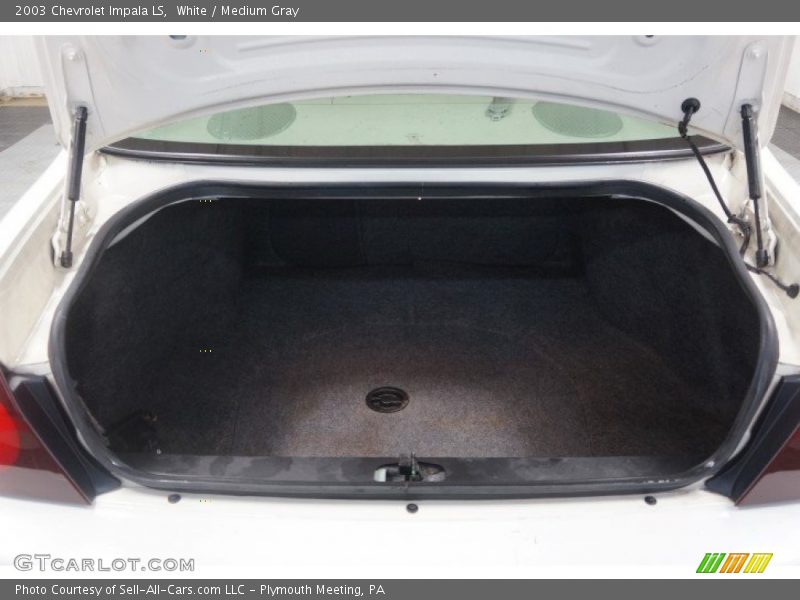 White / Medium Gray 2003 Chevrolet Impala LS