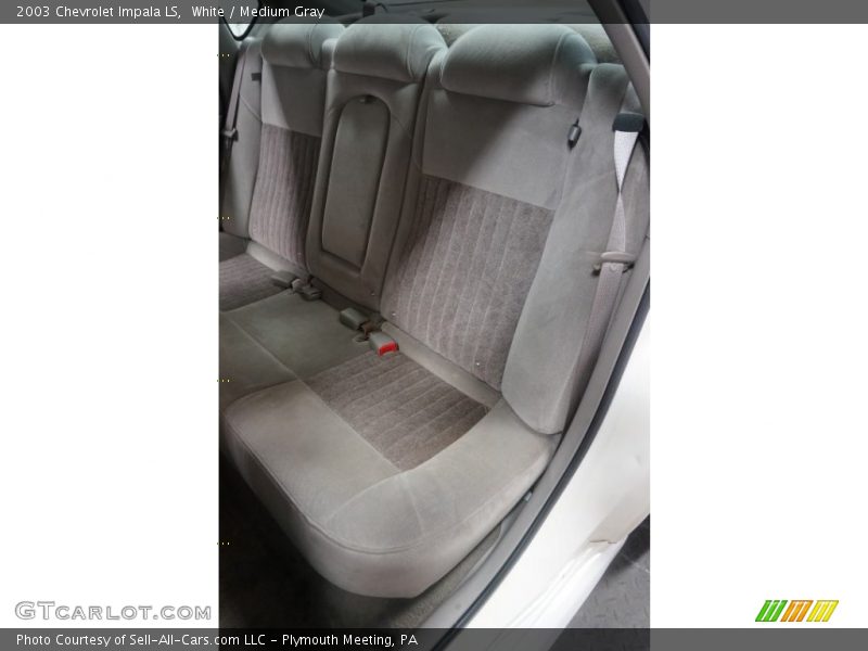 White / Medium Gray 2003 Chevrolet Impala LS