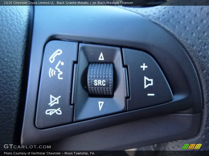 Black Granite Metallic / Jet Black/Medium Titanium 2016 Chevrolet Cruze Limited LS
