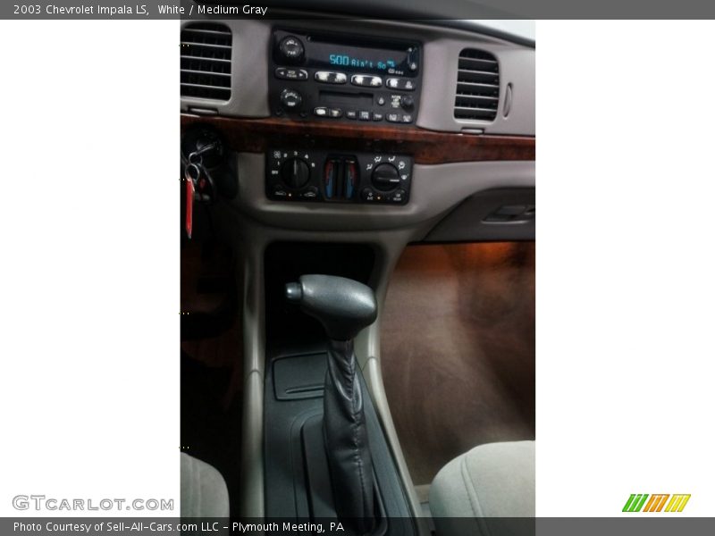 White / Medium Gray 2003 Chevrolet Impala LS