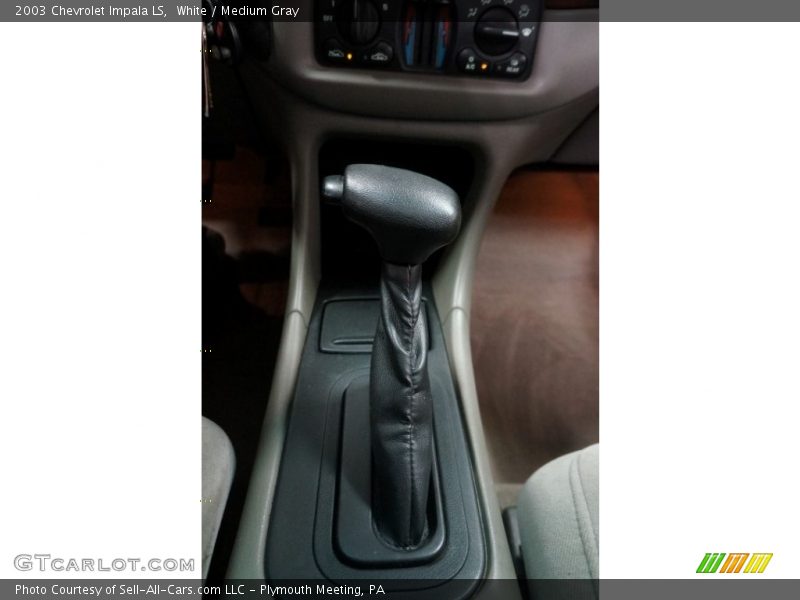 White / Medium Gray 2003 Chevrolet Impala LS