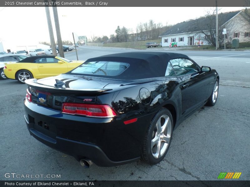 Black / Gray 2015 Chevrolet Camaro LT/RS Convertible