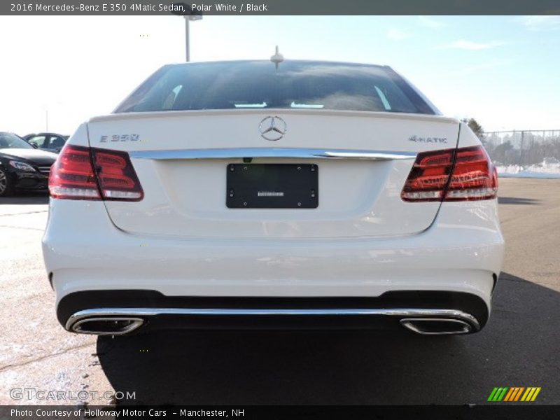 Polar White / Black 2016 Mercedes-Benz E 350 4Matic Sedan