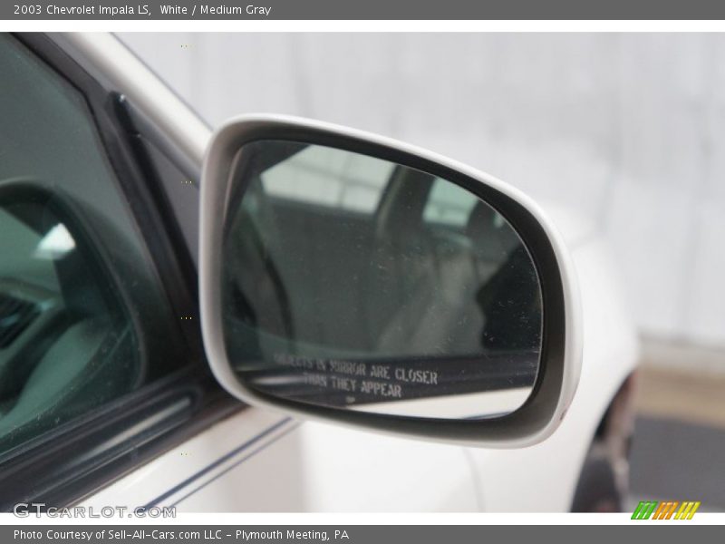 White / Medium Gray 2003 Chevrolet Impala LS