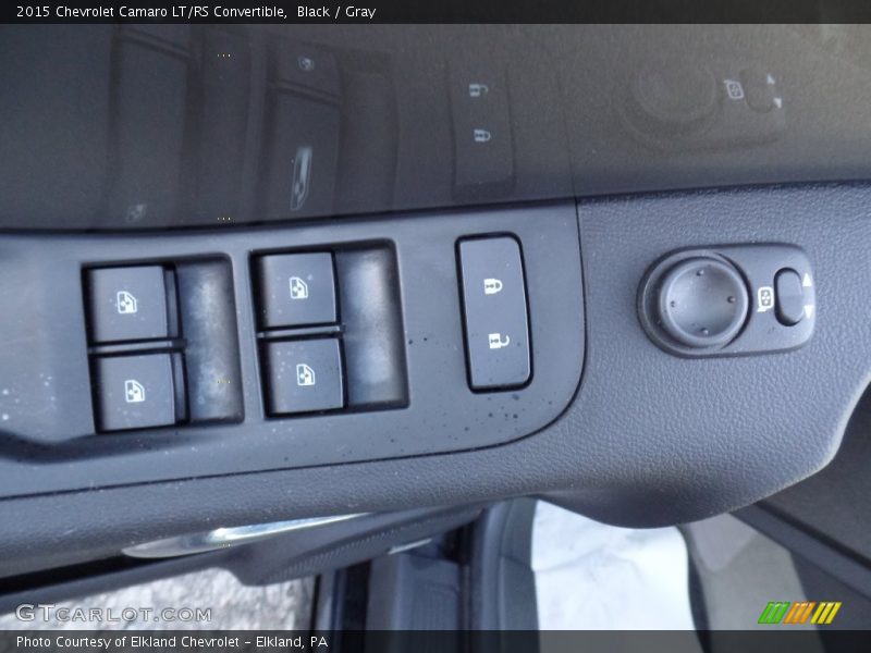 Black / Gray 2015 Chevrolet Camaro LT/RS Convertible