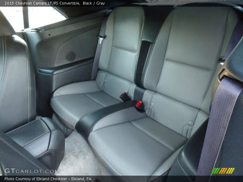 Black / Gray 2015 Chevrolet Camaro LT/RS Convertible