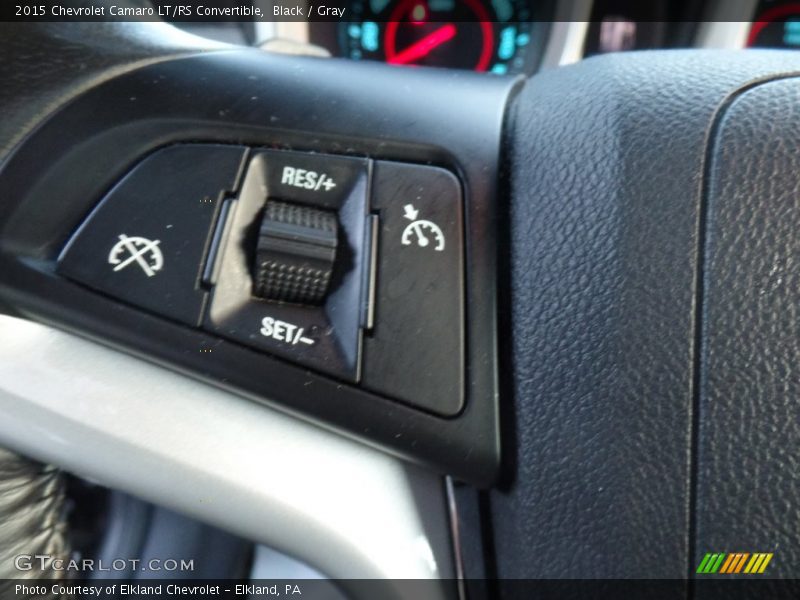 Black / Gray 2015 Chevrolet Camaro LT/RS Convertible