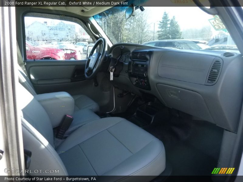 Oxford White / Medium Dark Flint 2008 Ford Ranger XL Regular Cab