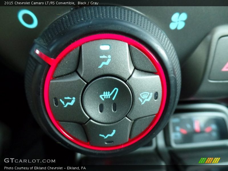 Black / Gray 2015 Chevrolet Camaro LT/RS Convertible