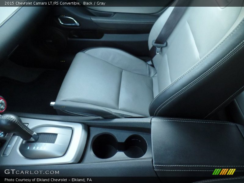 Black / Gray 2015 Chevrolet Camaro LT/RS Convertible