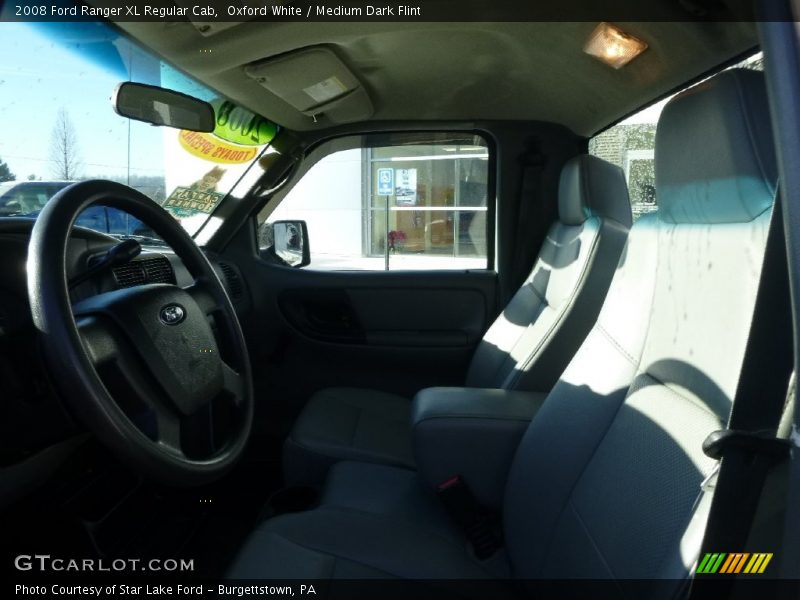 Oxford White / Medium Dark Flint 2008 Ford Ranger XL Regular Cab