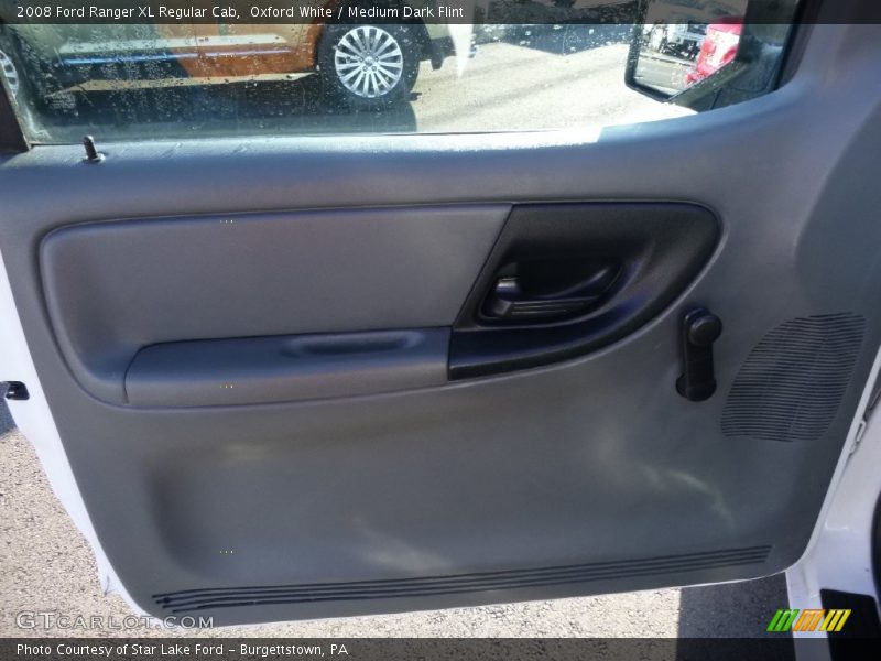 Oxford White / Medium Dark Flint 2008 Ford Ranger XL Regular Cab