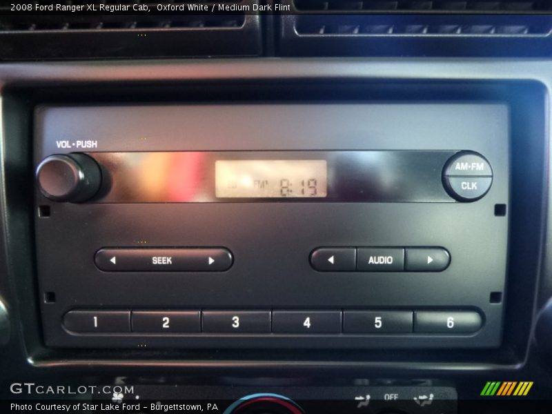 Oxford White / Medium Dark Flint 2008 Ford Ranger XL Regular Cab