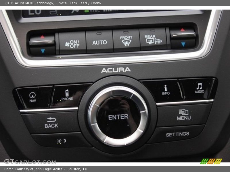Crystal Black Pearl / Ebony 2016 Acura MDX Technology