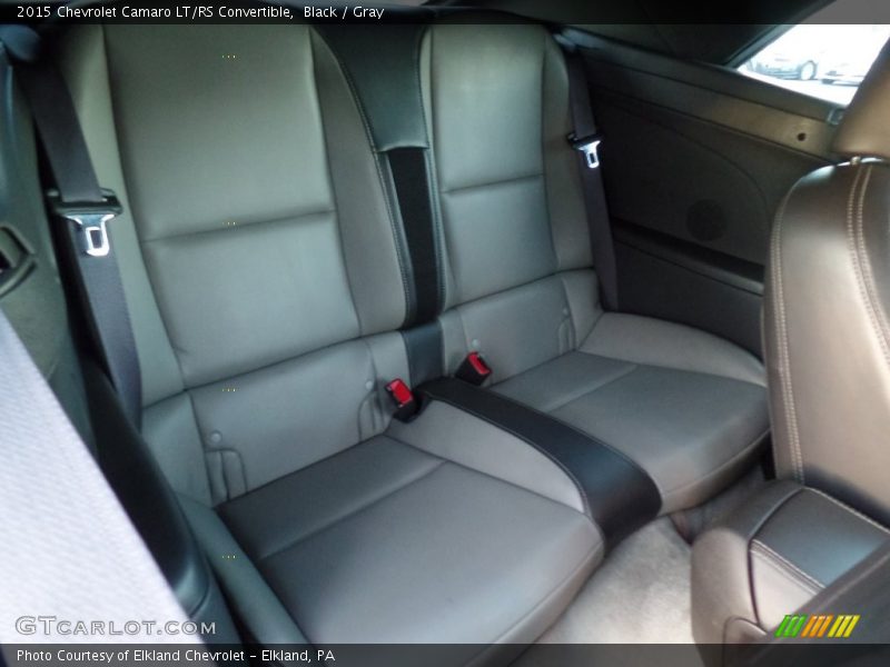 Black / Gray 2015 Chevrolet Camaro LT/RS Convertible