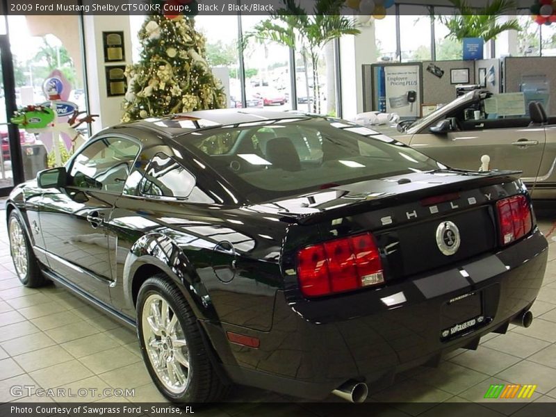 Black / Black/Black 2009 Ford Mustang Shelby GT500KR Coupe