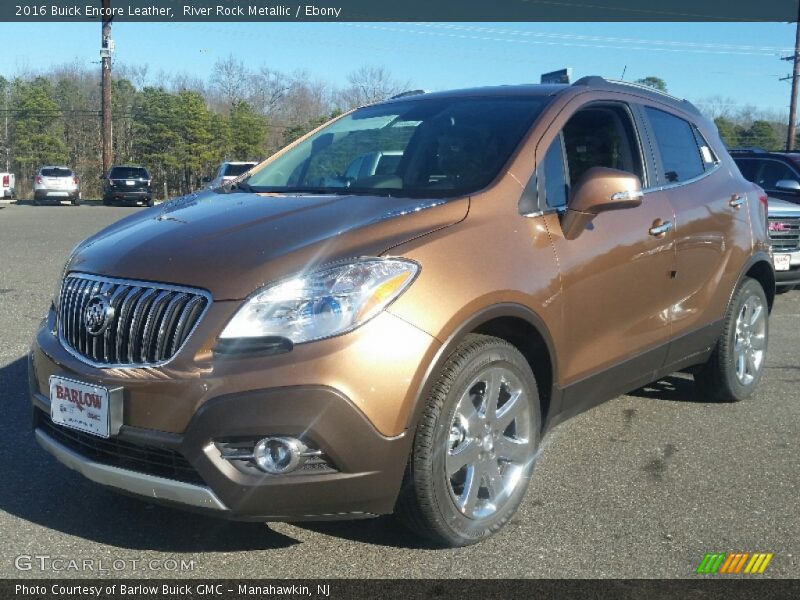 River Rock Metallic / Ebony 2016 Buick Encore Leather