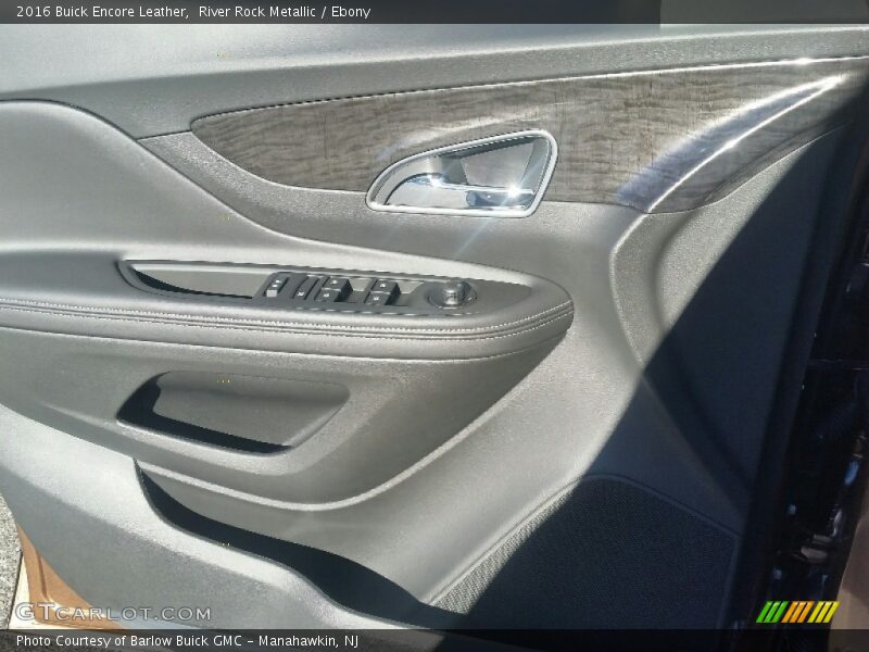 River Rock Metallic / Ebony 2016 Buick Encore Leather