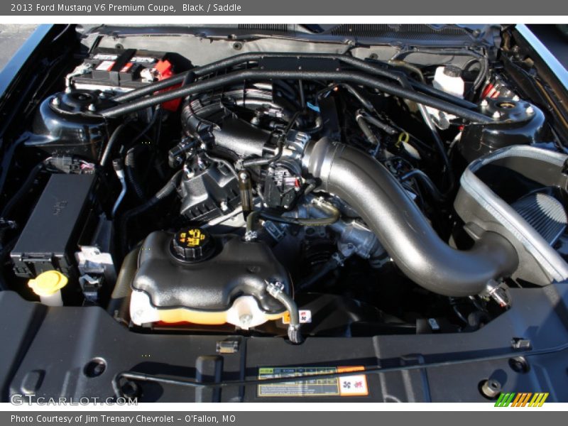 Black / Saddle 2013 Ford Mustang V6 Premium Coupe