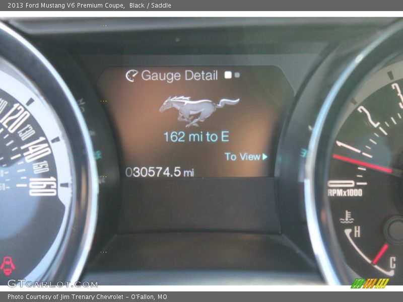 Black / Saddle 2013 Ford Mustang V6 Premium Coupe