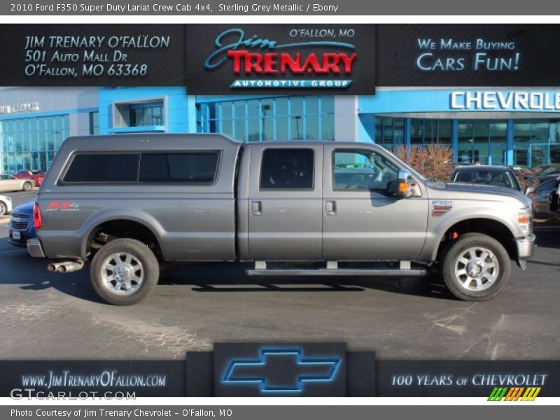 Sterling Grey Metallic / Ebony 2010 Ford F350 Super Duty Lariat Crew Cab 4x4