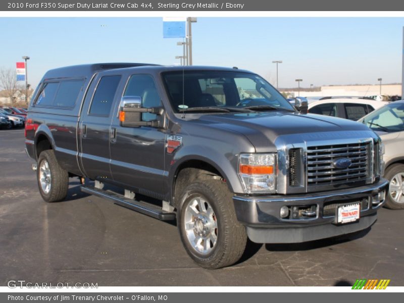 Sterling Grey Metallic / Ebony 2010 Ford F350 Super Duty Lariat Crew Cab 4x4
