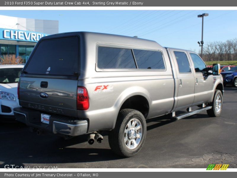 Sterling Grey Metallic / Ebony 2010 Ford F350 Super Duty Lariat Crew Cab 4x4