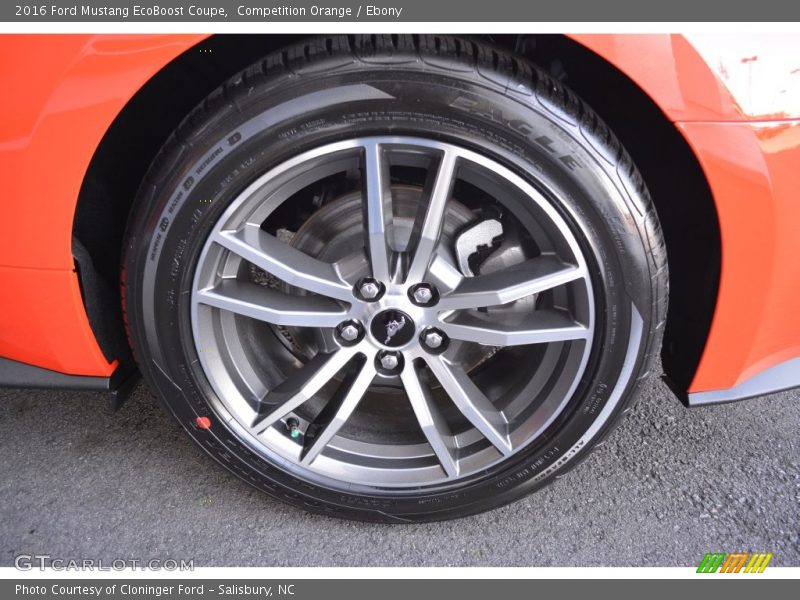 Competition Orange / Ebony 2016 Ford Mustang EcoBoost Coupe