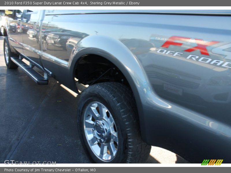 Sterling Grey Metallic / Ebony 2010 Ford F350 Super Duty Lariat Crew Cab 4x4