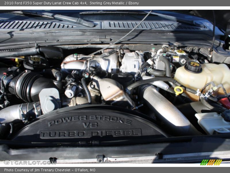 Sterling Grey Metallic / Ebony 2010 Ford F350 Super Duty Lariat Crew Cab 4x4
