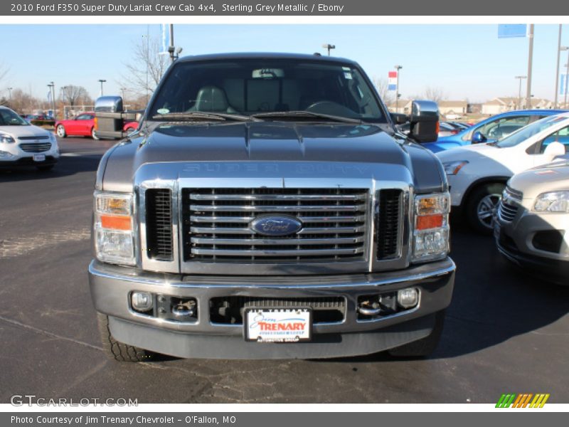 Sterling Grey Metallic / Ebony 2010 Ford F350 Super Duty Lariat Crew Cab 4x4