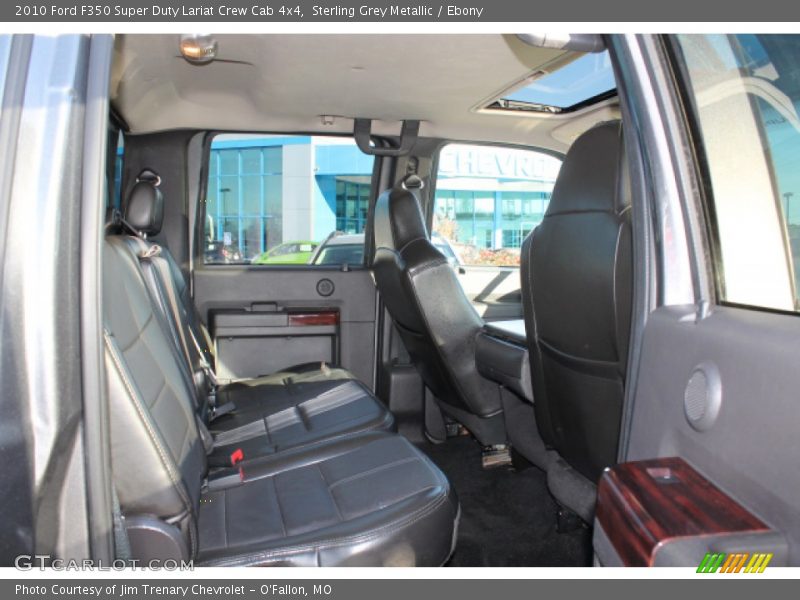 Sterling Grey Metallic / Ebony 2010 Ford F350 Super Duty Lariat Crew Cab 4x4