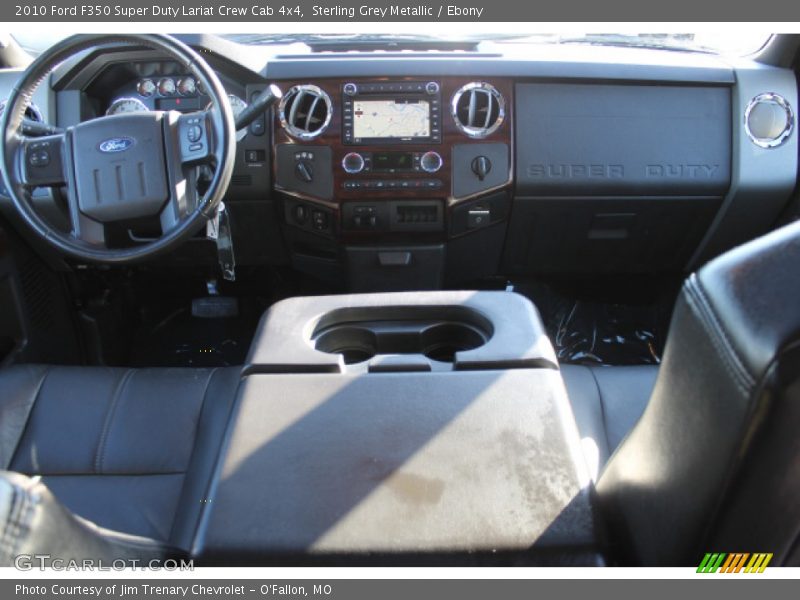 Sterling Grey Metallic / Ebony 2010 Ford F350 Super Duty Lariat Crew Cab 4x4