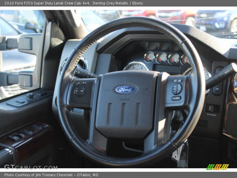 Sterling Grey Metallic / Ebony 2010 Ford F350 Super Duty Lariat Crew Cab 4x4